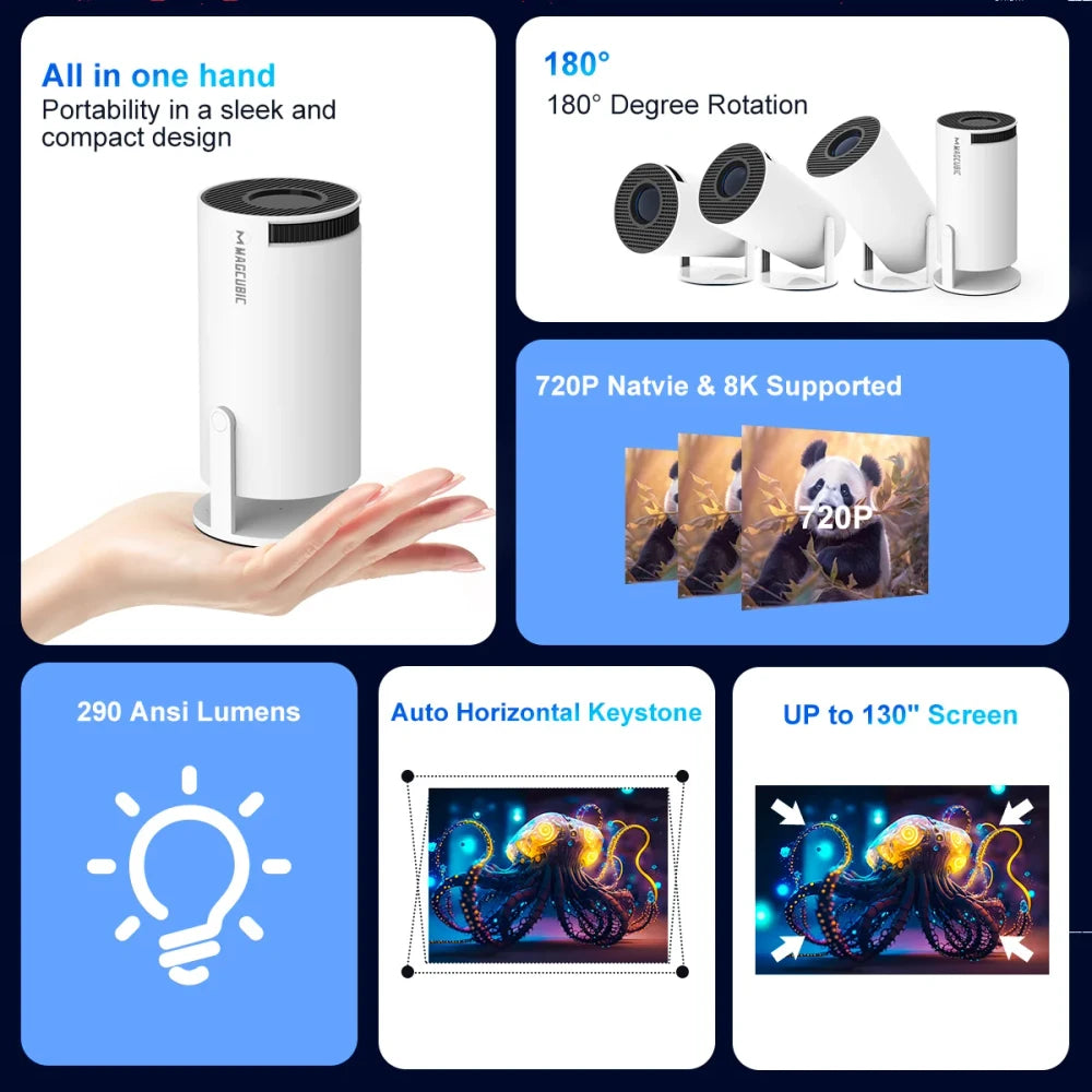 Magcubic Portable Android Projector
